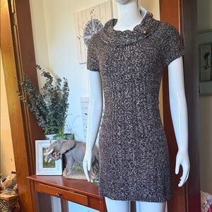 NWT Style&Co size small Elegant brown/Gray Knit Dress